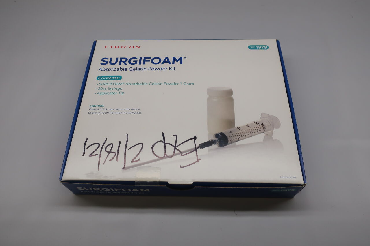 1979 - ETHICON - Surgifoam Absorbable Gelatin Powder Kit, 1 g, (BX/1) - ( Expiry Date: 2025-07-27 )