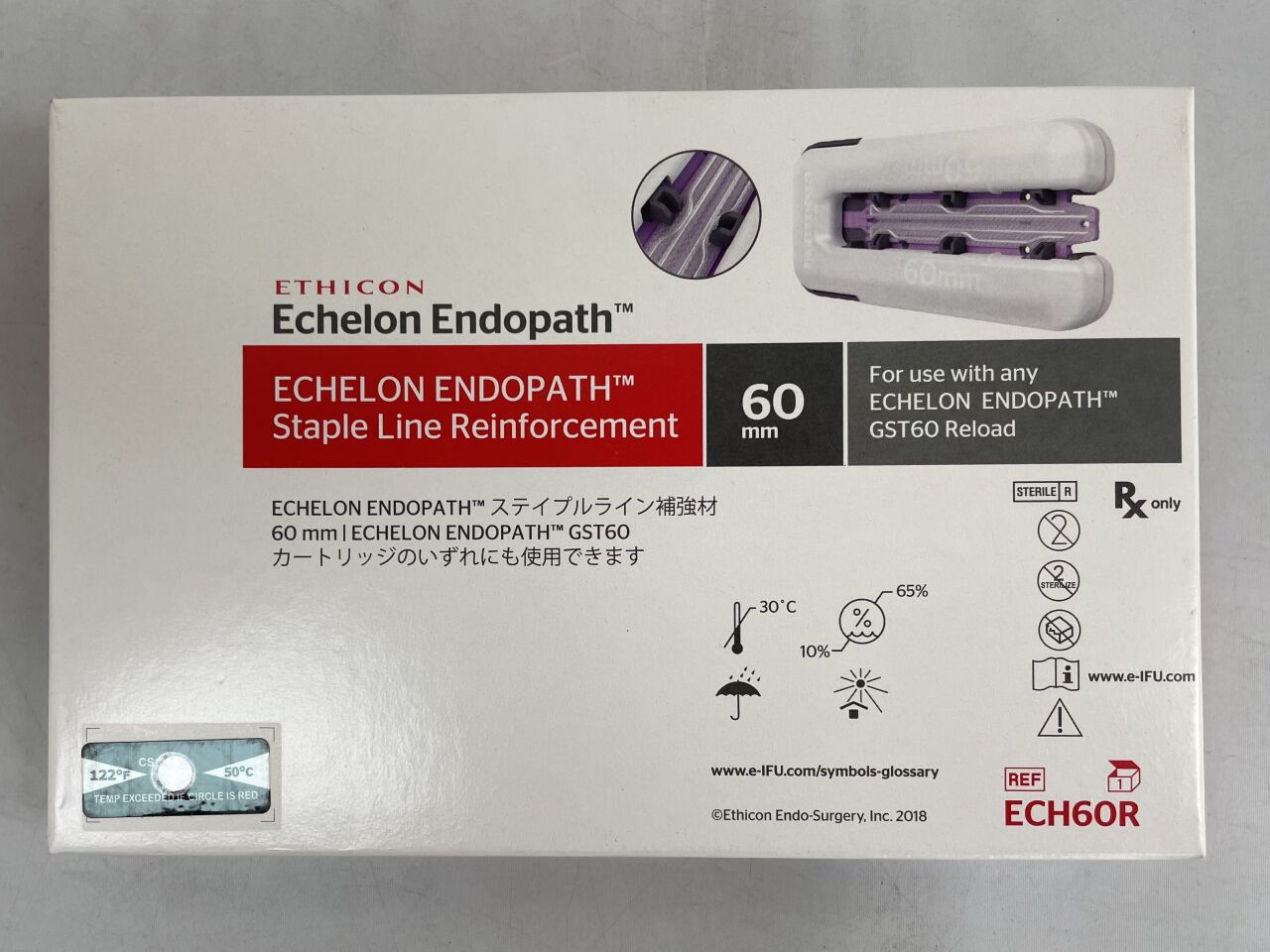 ECH60R - ETHICON - Echelon Endopath Staple Line Reinforcement, 60 mm Size, (BX/1) - ( Expiry Date: 2025-06-30 )
