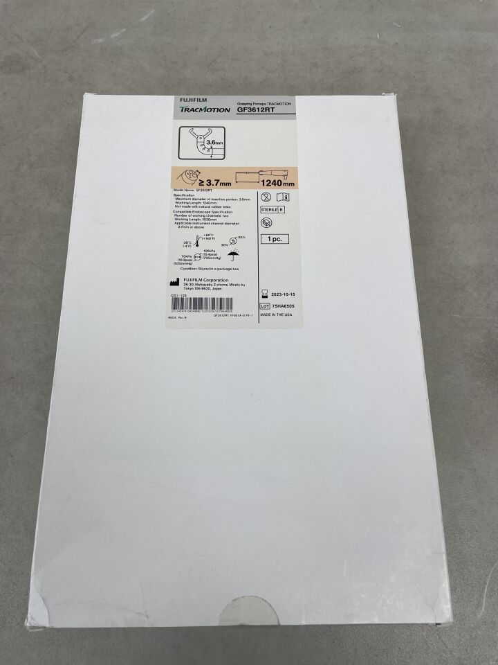 GF3612RT - FUJIFILM - TracMotion Grasping Forceps, 3.6m x 1240mm, (BX/1) - ( Expiry Date: 2023-10-15 )