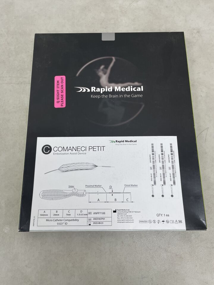 ANPP7188 - RAPID MEDICAL - Comaneci Petit Embolization Assist Device, Adjustable Remodeling Mesh, (BX/1) - ( Expiry Date: 2022-08-31 )