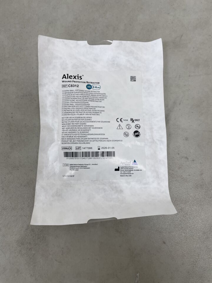 C8312 - APPLIED MEDICAL RESOURCES - Alexis Wound Retractor, XS, 19 cm Sheath Length, (EA) - ( Expiry Date: 2026-01-05 )
