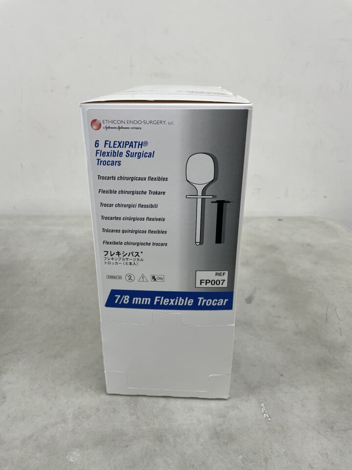 FP007 - ETHICON - Flexipath Flexible Thoracic Trocar, 7 dia. x 80 mm Length, (BX/6) - ( Expiry Date: 2026-03-31 )