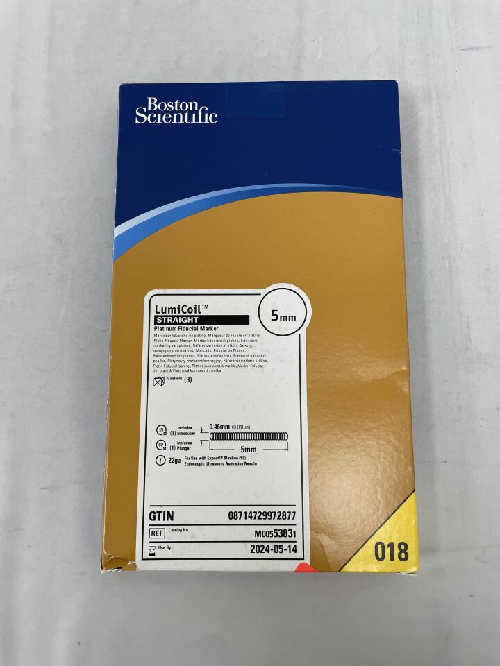 5383 - BOSTON SCIENTIFIC - LumiCoil Straight Platinum Fiducial Marker, 5mm, (BX/3) - ( Expiry Date: 2024-05-14 )