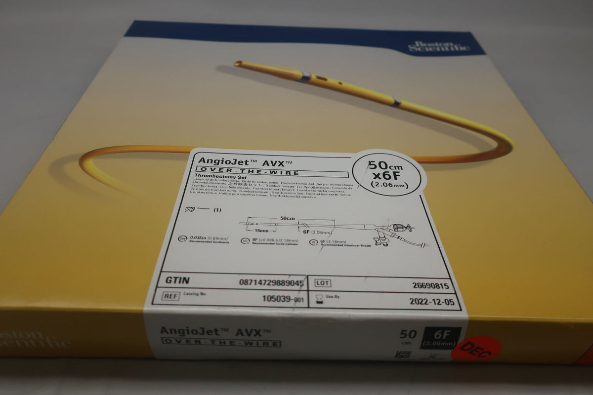 105039 - BOSTON SCIENTIFIC - AngioJet AVX Thrombectomy Set - OTW - 6Fr x 50cm, (BX/1)