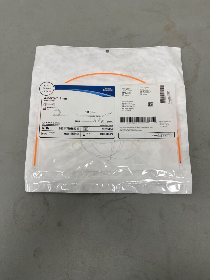 145640 - BOSTON SCIENTIFIC - Ascerta Firm Ureteral Stent 4.8F x 22cm, ()