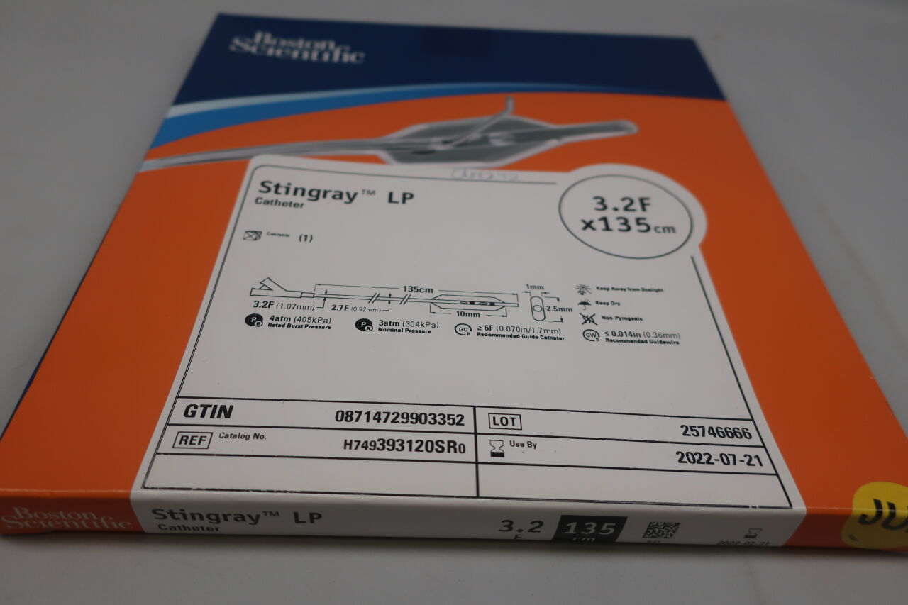 393120SR - BOSTON SCIENTIFIC - Stingray LP Catheter 3.2F x 135cm, (BX/1) - ( Expiry Date: 2025-09-26 )