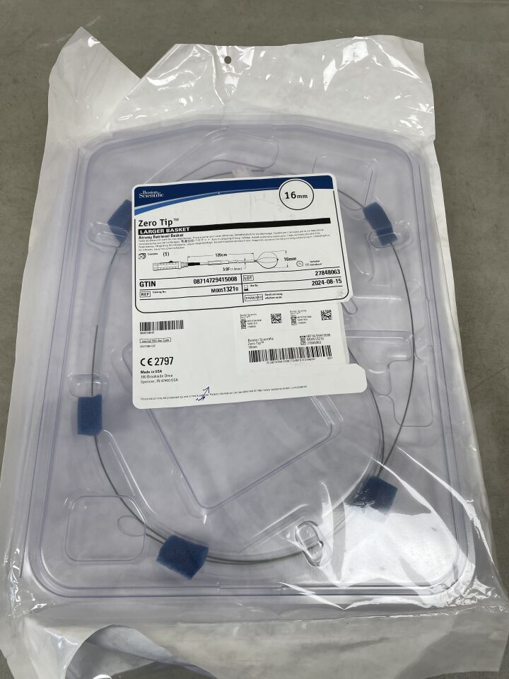 1321 - BOSTON SCIENTIFIC - Zero Tip Airway Retrieval Basket - Larger - 16mm, (EA) - ( Expiry Date: 2025-11-06 )