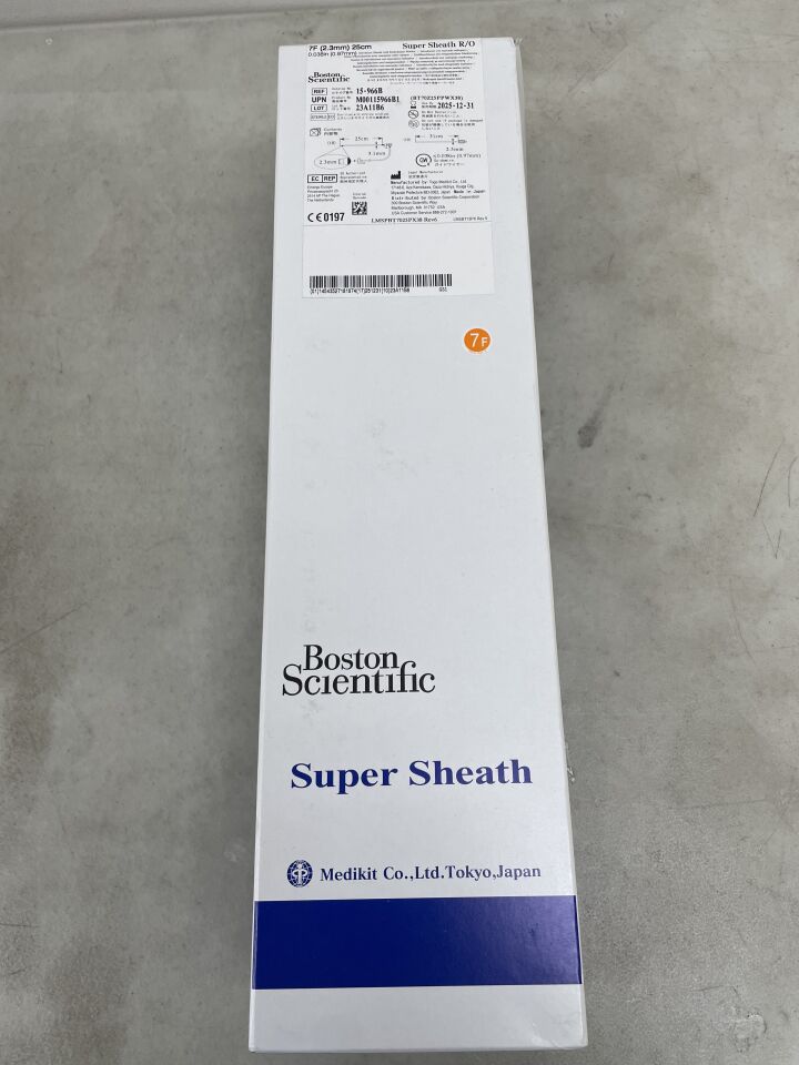 15-966B - BOSTON SCIENTIFIC - Super Sheath R/O Introducer - 7Fr x 25cm, (BX/10) - ( Expiry Date: 2025-12-31 )