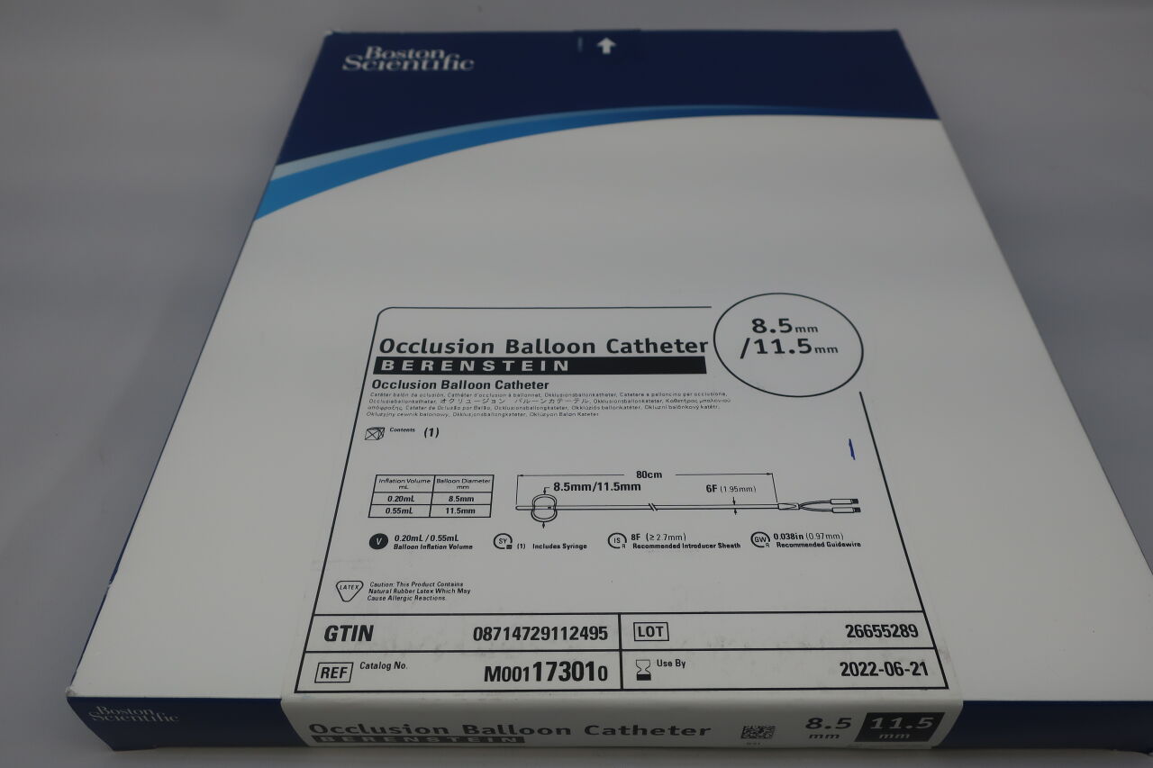 17301 - BOSTON SCIENTIFIC - Occlusion Balloon Catheter - Berenstein - 8.5mm x 11.5mm, (BX/1) - ( Expiry Date: 2026-04-24 )