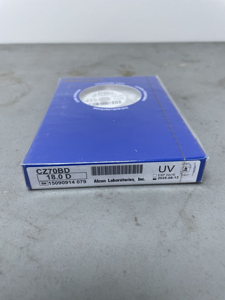 CZ70BD.180 - ALCON - Intraocular Lens, 18.0D, (BX/1) - ( Expiry Date: 2025-10-05 )