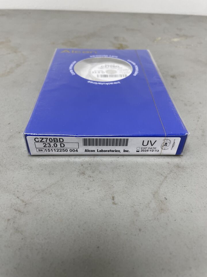 CZ70BD.230 - ALCON - Intraocular Lens, 23.0D, (BX/1) - ( Expiry Date: 2025-11-18 )