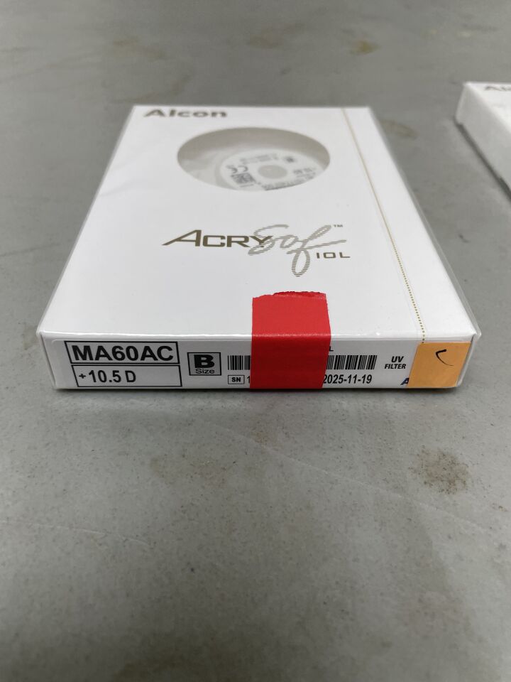 MA60AC.105 - ALCON - AcrySof Soft Acrylic Multipiece Intraocular Lens, 10.5D, (BX/1) - ( Expiry Date: 2025-12-14 )