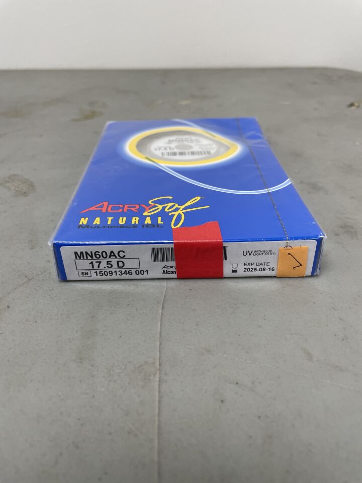 MN60AC.175 - ALCON - AcrySof Natural Intaocular Lens, 17.5D, (BX/1) - ( Expiry Date: 2025-11-01 )