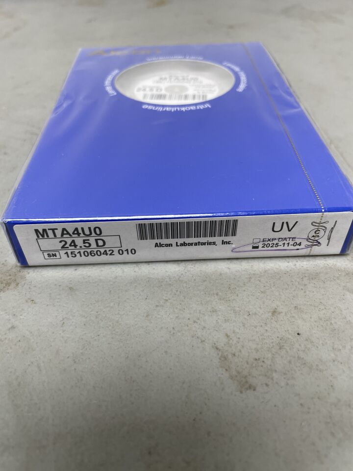 MTA4U0.245 - ALCON - Kelman Multiflex III Intraocular Lens, 24.5, (BX/1) - ( Expiry Date: 2025-11.04 )