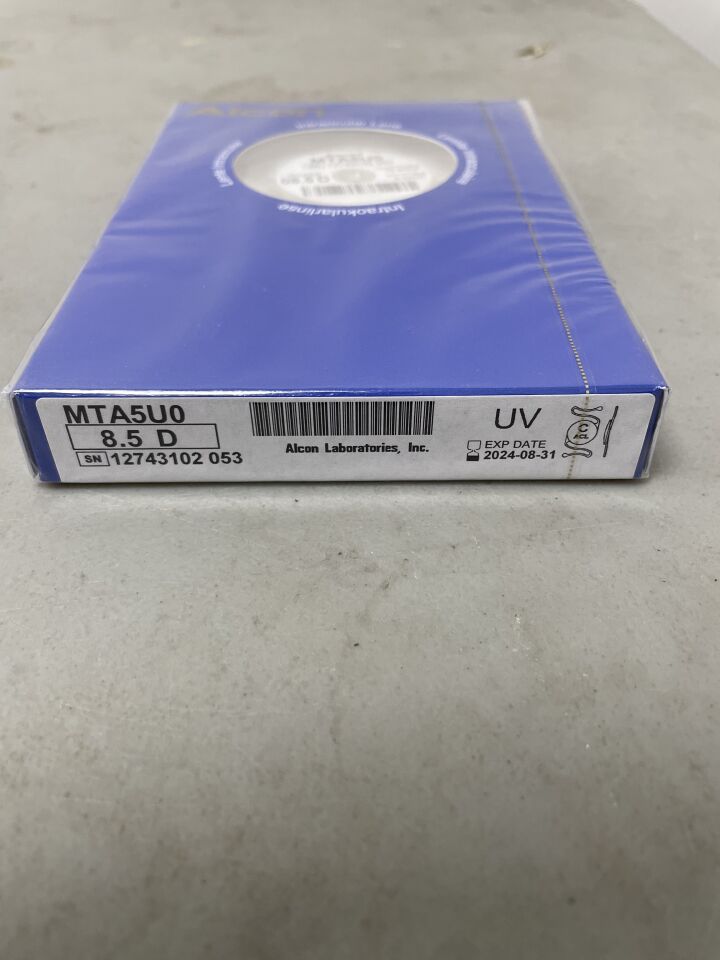 MTA5U0.085 - ALCON - Multiflex III Intraocular Lens, 8.5D, (BX/1) - ( Expiry Date: 2024-06-30 )