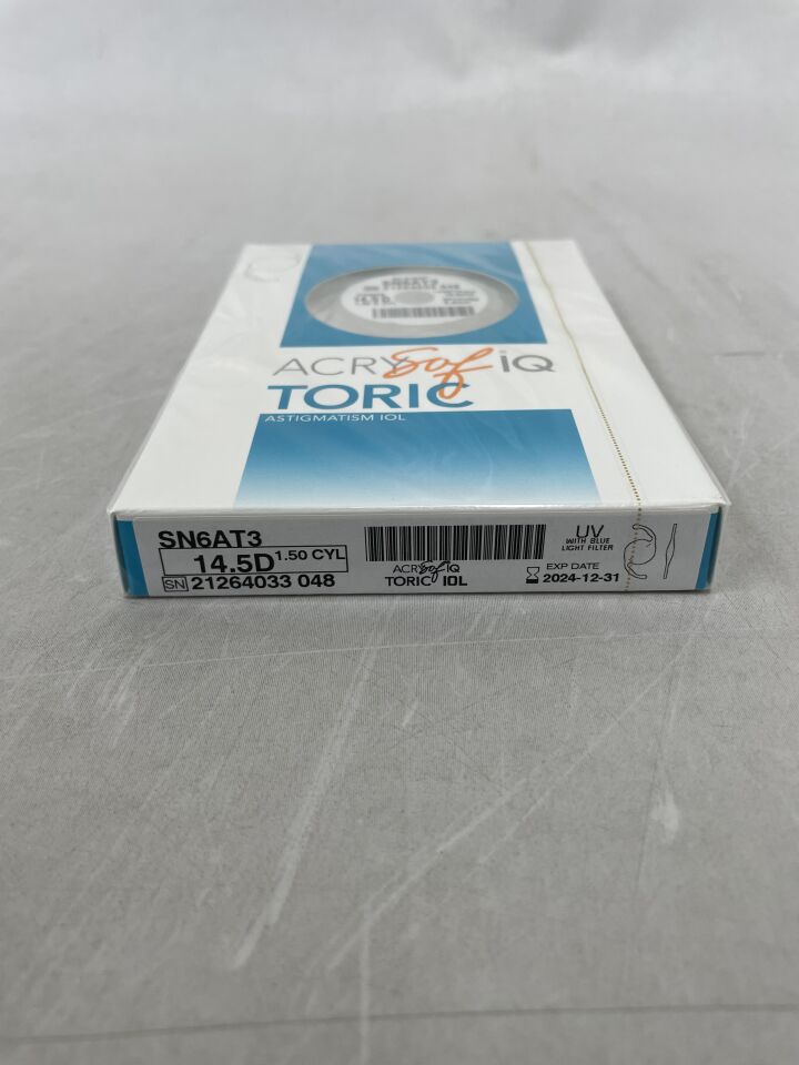 SN6AT3.145 - ALCON - ACRYSof IQ Toric Astigmatism IOL, 14.5D, (BX/1) - ( Expiry Date: 2025-11-17 )