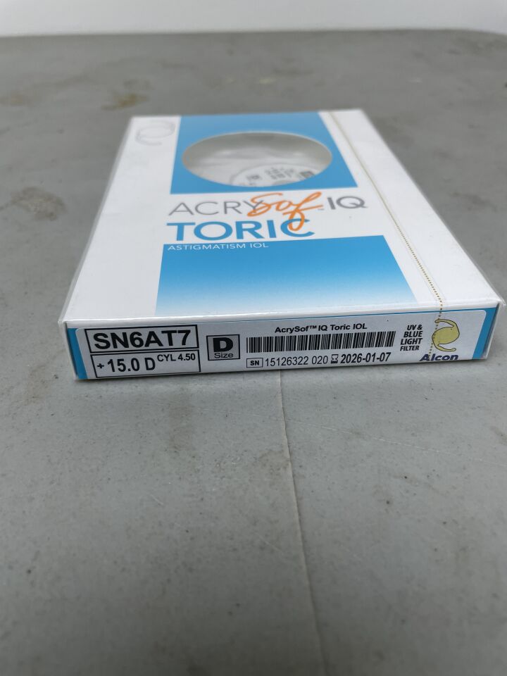 SN6AT7.150 - ALCON - AcrySof IQ Toric Astigmatism IOL, 15.0, (BX/1) - ( Expiry Date: 2025-11-11 )