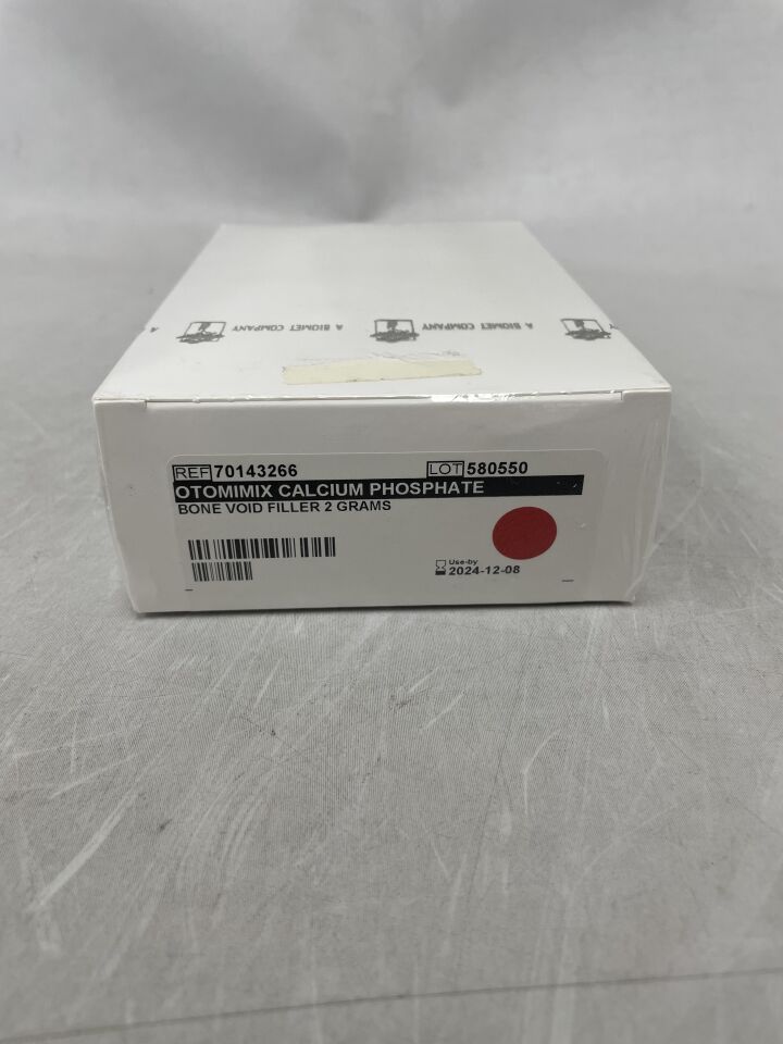 70143266 - BIOMET - OtoMimix Calcium Phosphate Bone Void Filler, 2g, (BX/1) - ( Expiry Date: 2025-09-13 )