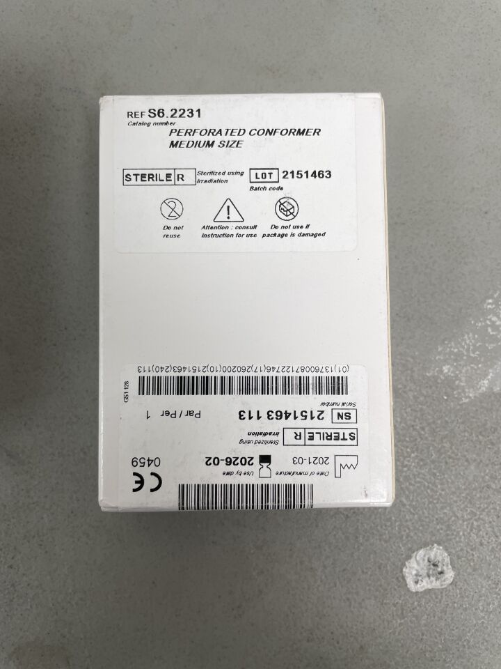 S6.2231 - FCI - Perforated Conformer, Medium 23mm, (BX/1) - ( Expiry Date: 2026-01-01 )