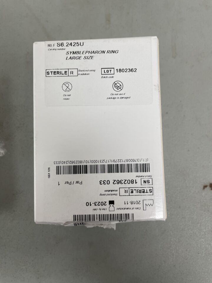 S6.2425U - FCI - SymblePharon Ring, Large, (BX/1) - ( Expiry Date: 2023-10-01 )