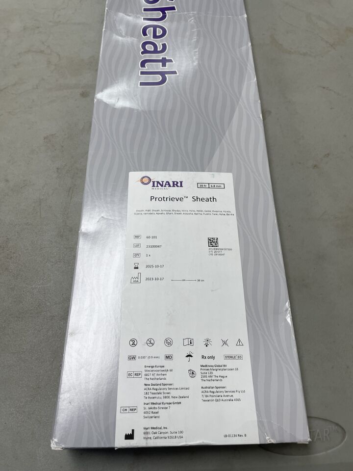 60-101 - INARI MEDICAL - Protrieve Sheath 20F, (BX/1) - ( Expiry Date: 2025-10-17 )