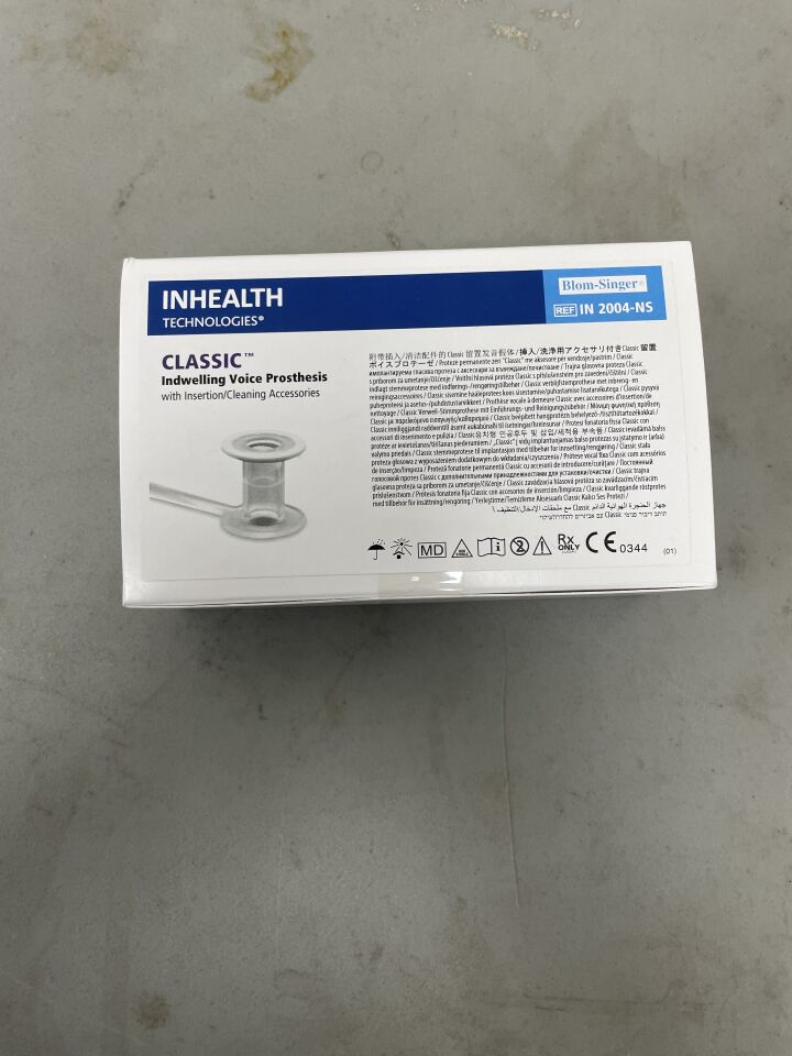 IN 2004-NS - INHEALTH - Indwelling VOICE PROSTHESIS, 20F/4mm, Classic, (BX/1) - ( Expiry Date: 2025-04-13 )