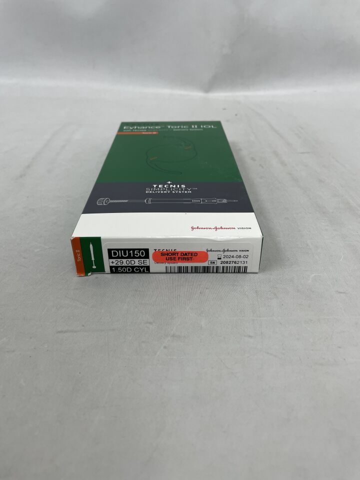 DIU150U290 - JOHNSON & JOHNSON - TECNIS Eyhance Toric II IOL, +29.0D, (BX/1) - ( Expiry Date: 2024-08-03 )