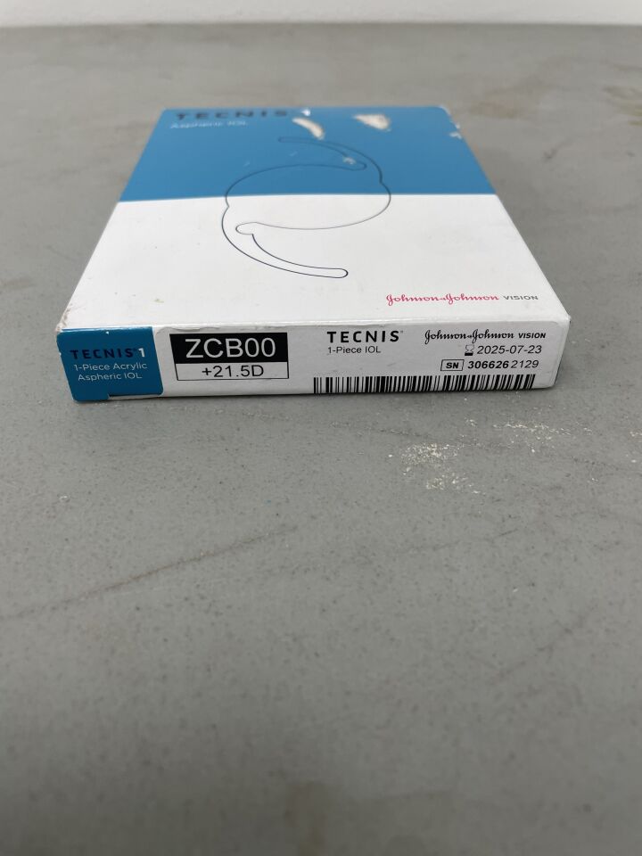 ZCB0000215 - JOHNSON & JOHNSON - tecnis 1 iol, +21.5d, (BX/1) - ( Expiry Date: 2025-07-23 )