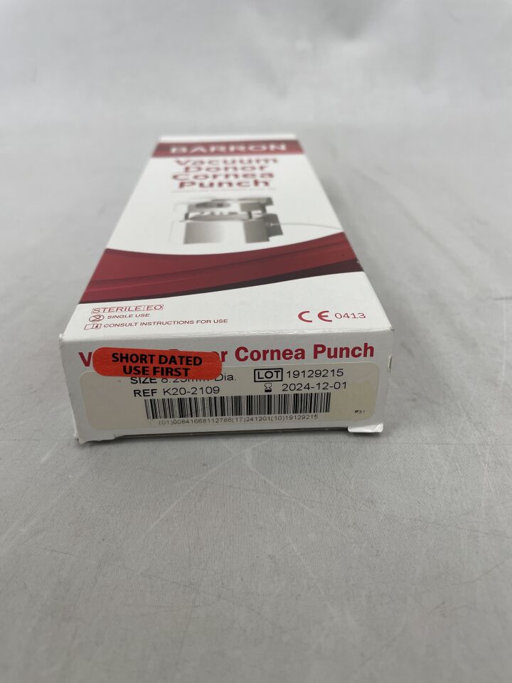 K20-2109 - KATENA - Barron Donor Cornea Punch, 8.25mm, (BX/1) - ( Expiry Date: 2025-10-01 )