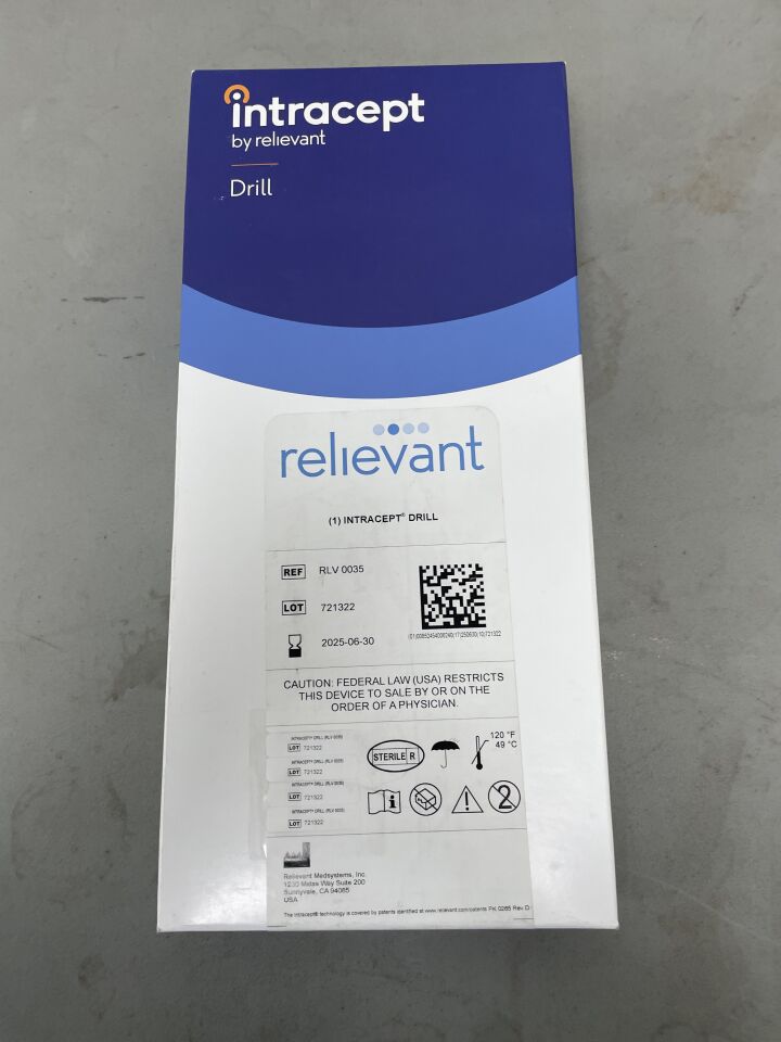 RLV 0035 - RELIEVANT MEDSYSTEMS - Intracept Drill, (BX/1) - ( Expiry Date: 2025-06-30 )