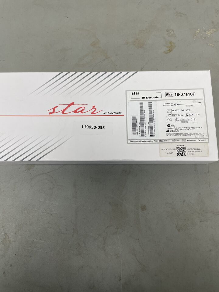 18-07S10F - STARMED - STARmed RF Electrode 18G (70mm) x 10mm, (BX/1) - ( Expiry Date: 2025-12-25 )