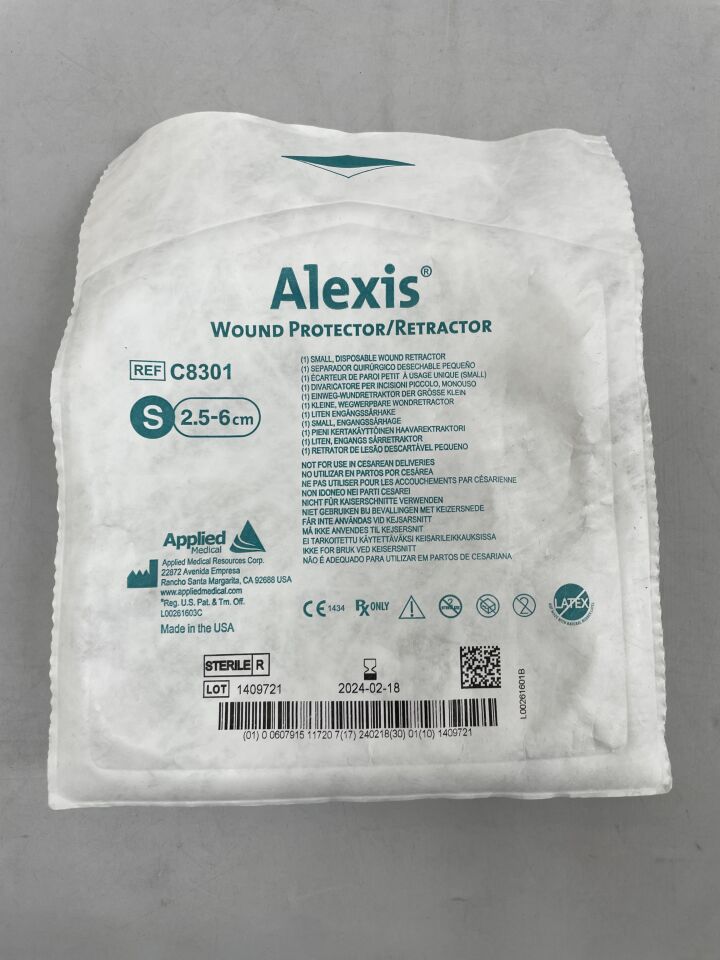 C8301 - APPLIED MEDICAL RESOURCES - Alexis Wound Protector/Retractor, Small, 2.5-6cm, (EA) - ( Expiry Date: 2025-12-15 )