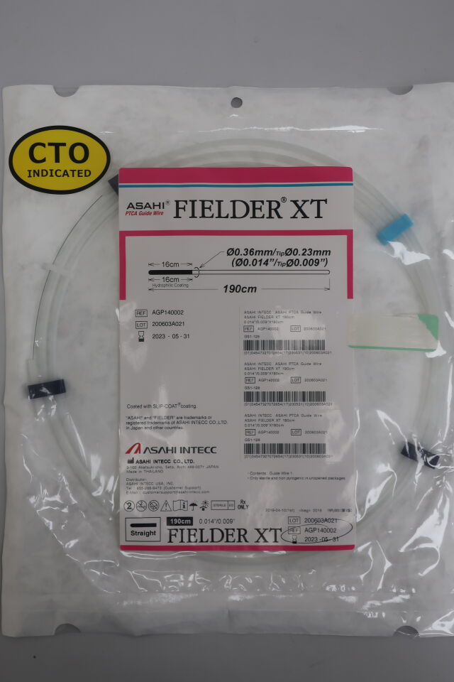AGP140002 - ASAHI - Fielder XT Guidewire, 0.014 in. Size, 190 cm Length, (EA) - ( Expiry Date: 2026-02-28 )