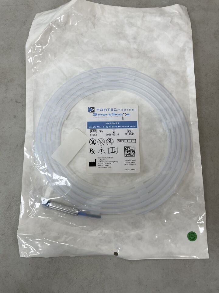 11553 - FORTEC MEDICAL - SmartScope 275µm Bare Holmium Fiber, (EA) - ( Expiry Date: 2025-11-30 )