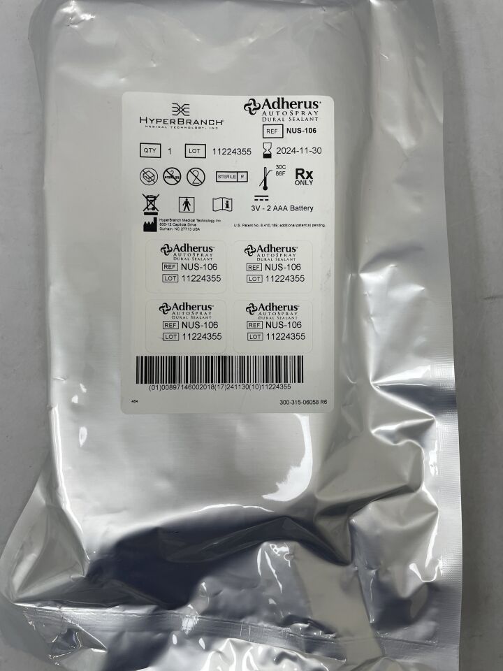 NUS-106 - HYPERBRANCH MEDICAL - Adherus AutoSpray Dural Sealant, (EA) - ( Expiry Date: 2025-09-30 )