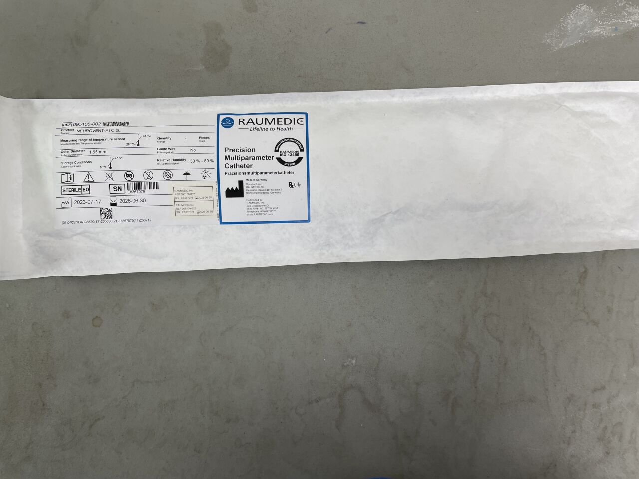 095108-002 - RAUMEDIC - neurovent-pto 2l, (EA) - ( Expiry Date: 2026-06-30 )