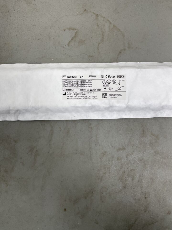 46300243 - RICHARD WOLF - Shark Bipolar BiVAP Electrode, Donut 24/26F 12-30 Degree, (EA) - ( Expiry Date: 2026-02-28 )
