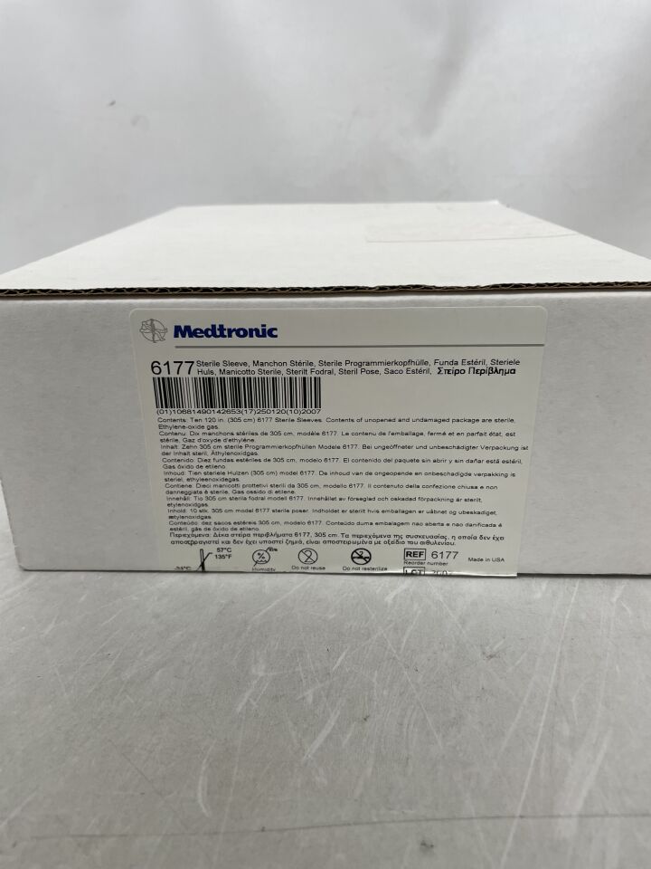 6177 - MEDTRONIC - Sterile Sleeve, (BX/10) - ( Expiry Date: 2025-04-27 )