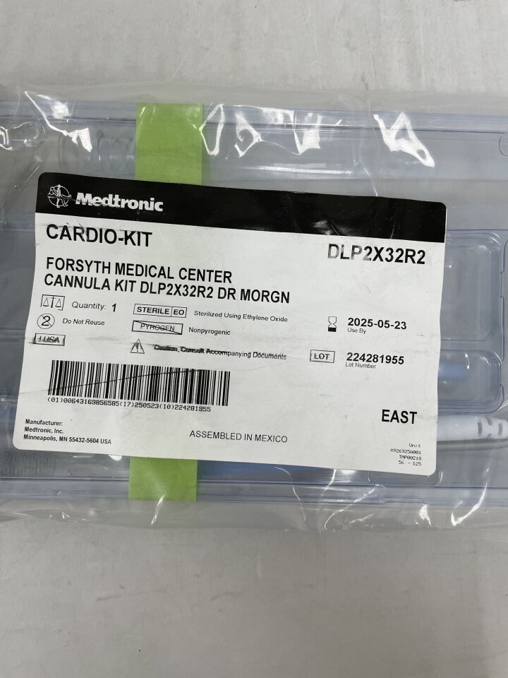 DLP2X32R2 - MEDTRONIC - Cardio-Kit Forsyth Medical Center Cannula Kit, (EA) - ( Expiry Date: 2025-05-23 )