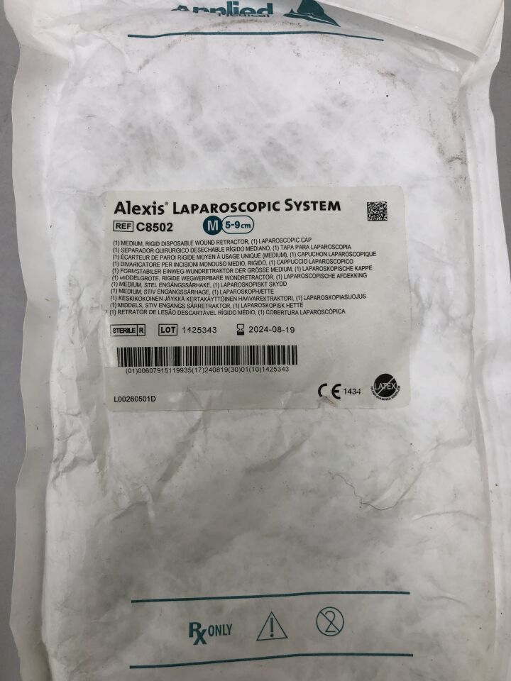 C8502 - APPLIED MEDICAL RESOURCES - Alexis Laparoscopic System, Medium Rigid Wound Retractor, 5-9cm, (EA) - ( Expiry Date: 2026-04-03 )
