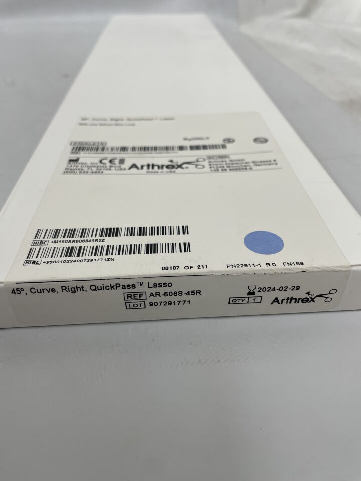 AR-6068-45R - ARTHREX - Quick Pass Lasso 45° Curve Right, (BX/1) - ( Expiry Date: 2026-01-31 )