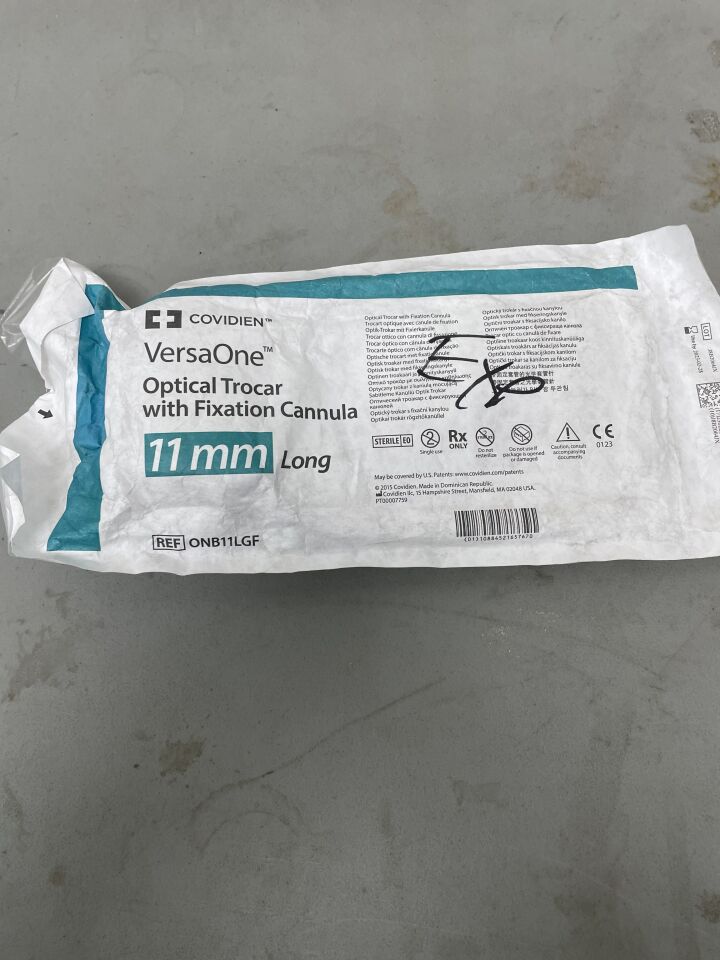 ONB11LGF - COVIDIEN - VersaOne Optical Trocar with Fixation Cannula, 11 mm Size, 150 mm Length, (EA)