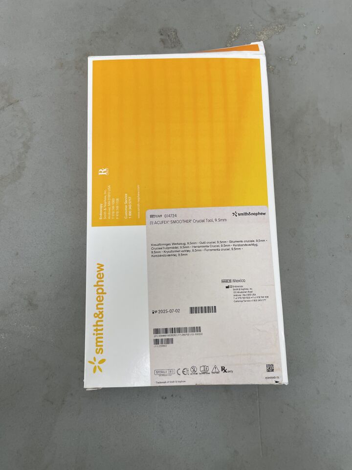 14724 - SMITH & NEPHEW - Acufex Smoother Crucial Tool 9.5mm, (BX/1)