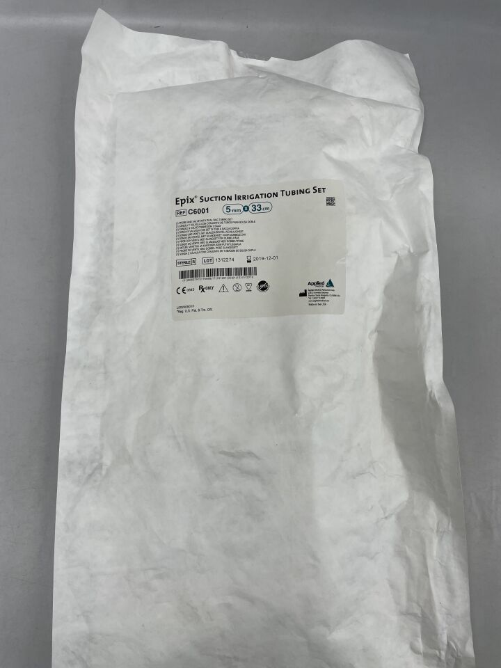 C6001 - APPLIED MEDICAL RESOURCES - Epix Suction Irrigation Tubing Set 5mm x 33cm, (EA)