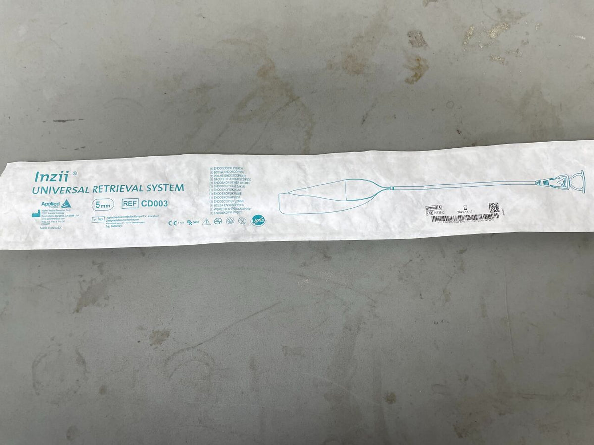 CD003 - APPLIED MEDICAL RESOURCES - Inzii Retrieval System, 180 mL, 5 mm Port, (EA)