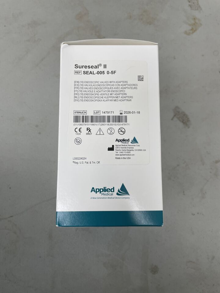 SEAL-005 - APPLIED MEDICAL RESOURCES - SureSeal II Endoscopic Valve with Adapter, (BX/10)