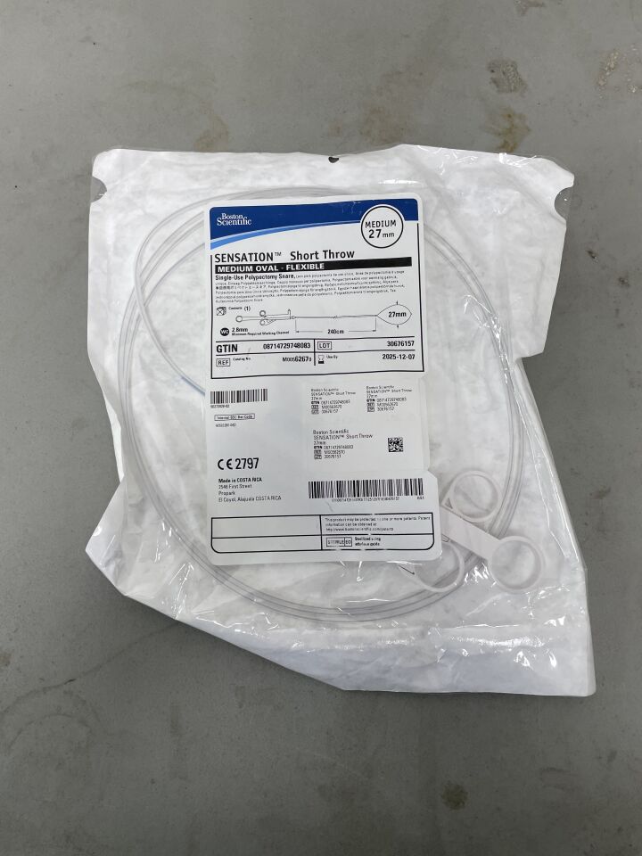 6267 - BOSTON SCIENTIFIC - Sensation Short Throw Snare, Medium, 27mm Loop Width, 240 cm Length, (EA)