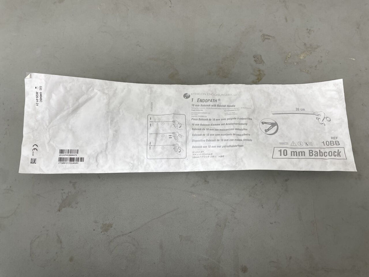 10BB - ETHICON - Endopath Endoscopic Grasper Babcock, 10 mm dia. Shaft, (EA)