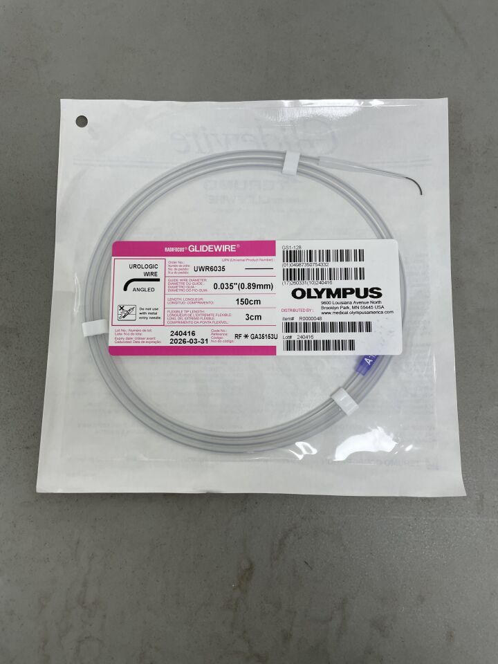 UWR6035 - TERUMO - Radifocus Glidewire - Angled, Urologic Wire - .035" x 150cm x 3cm, (EA)