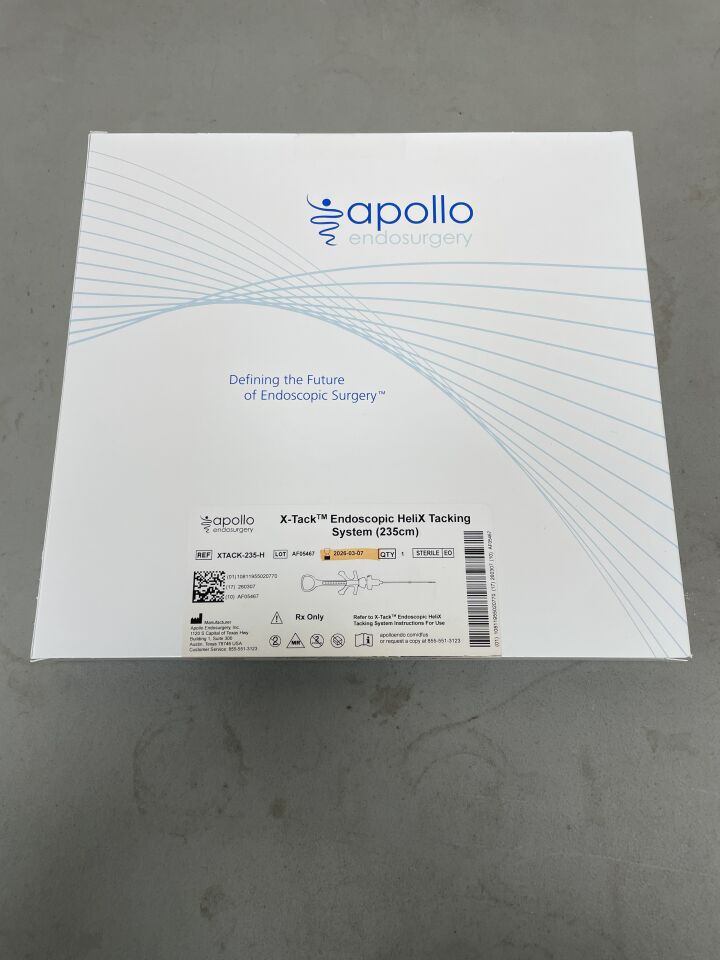 XTACK-235-H - APOLLO ENDOSURGERY - X-Tack Endoscopic HeliX Tacking System - 235cm, (BX/1)